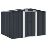 vidaXL Lagerhaus für den Garten Anthrazit Stahl 257x205x178 cm