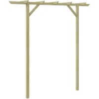 vidaXL Gartenpergola 205x40x203 cm Holz