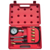 vidaXL 9-tlg. Kompressionstester-Set für Benzinmotoren