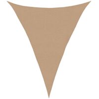 Sonnensegel 160 g/m² Taupe 5x7x7 m HDPE vidaXL