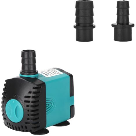 Bomba para acuario, bomba para estanque, bomba sumergible, bomba de agua, bomba para fuente (600 L/H, 10 vatios), altura máxima de elevación 1,2 m