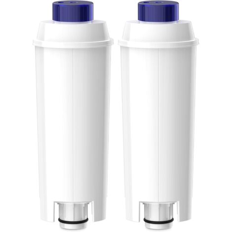 Filtro de agua para cafeteras Delonghi Magnifica S, suaviza el agua y reduce la cal, incluyendo las versiones de las series ECAM, Esam y ETAM (2 unidades). (1/5)