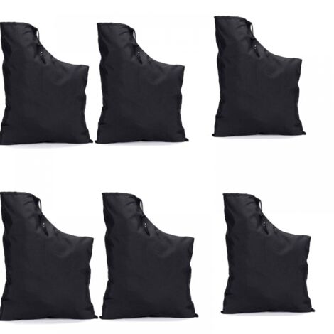 6 bolsas para soplador de hojas, bolsa de almacenamiento de repuesto para soplador de hojas, bolsa recolectora de hojas con base con cremallera. (1/5)