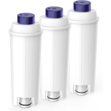 Filtro de agua para cafetera Delonghi Magnifica, suaviza el agua y reduce la cal, compatible con las series ECAM, Esam y ETAM (3 unidades). (1/5)