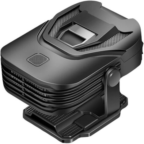 Calefactor portátil para coche de 12 V y 150 W, antivaho, descongelador de parabrisas para calentamiento y enfriamiento rápidos (negro y plata) (1/5)