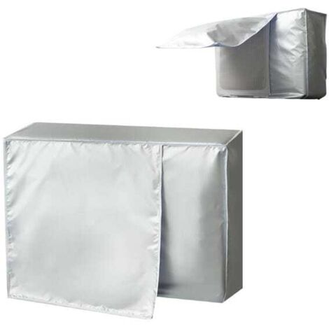 Funda protectora para aire acondicionado - con cubierta de ventilación - para unidades exteriores de aire acondicionado - Impermeable - 75 x 26 x 57 cm