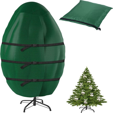 Bolsa de almacenamiento vertical para árbol de Navidad (soporte no incluido) - Verde - 114 cm x 254 cm  Decoración del hogar  Pequeños adornos, Verde