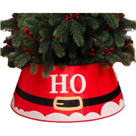Base y faldón para árbol de Navidad: una decoración festiva para el hogar, ideal para las fiestas navideñas y Año Nuevo, de 72 cm de diámetro.