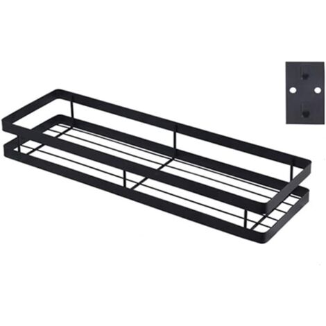 Estante para especias de pared, almacenamiento de especias - montaje en pared sin taladrar, estante para especias multifuncional, 1 pieza, 35 cm.