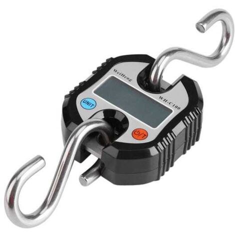 Balanza electrónica para equipaje de 150 kg: balanza portátil con pantalla LCD, ideal para viajes y maletas.