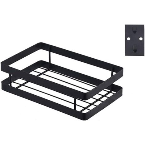 Estante para especias de pared, almacenamiento de especias - montaje en pared sin taladrar, estante para especias multifuncional, 1 pieza, 20 cm.