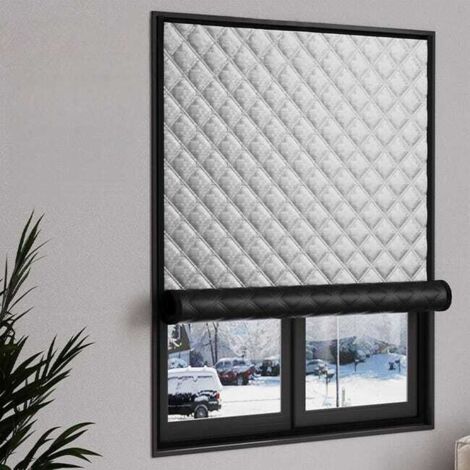 Cortinas térmicas de invierno, resistentes al viento, con aislamiento térmico y acústico, 80×120 cm.