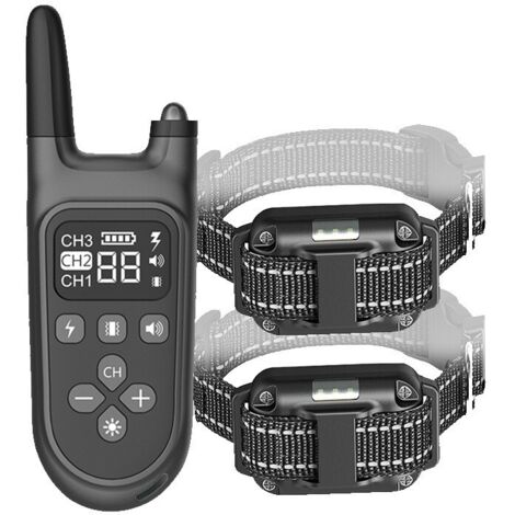 Collar antiladridos Antilok, collar antiladridos para perros, resistente al agua IPX7, un collar puede usarse para dos perros, modelo 2024.