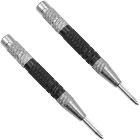 Punzonadora automática (15 cm), herramienta de punzonado con tensión ajustable, adecuada para maquinistas, carpinteros y aficionados al bricolaje, 2 unidades.