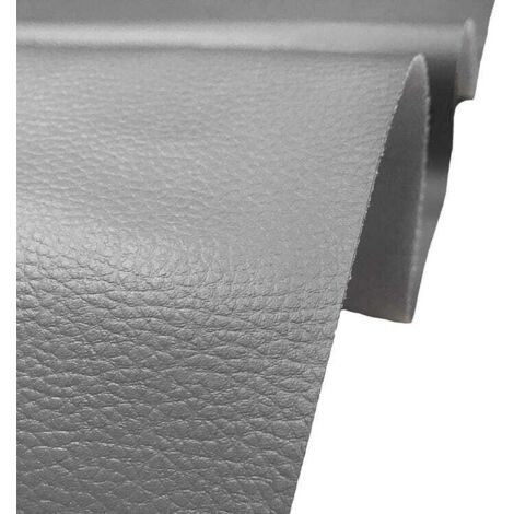 Parche autoadhesivo de reparación – ideal para reparar sofás, asientos de coche, etc. – 1 lámina, 40 × 200 cm, gris