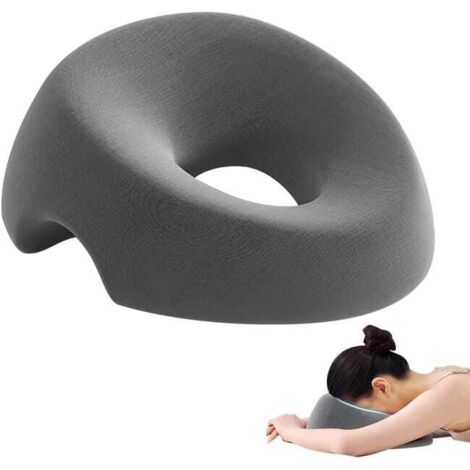 Cojín de masaje facial: cómoda almohada en forma de U para spa y belleza, alivia la tensión facial y del cuello.