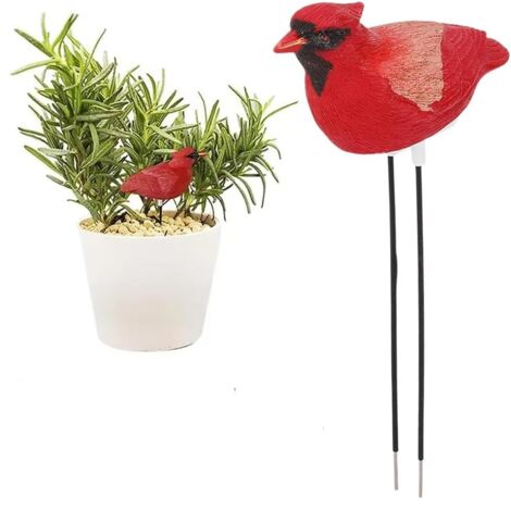 Juego de 1 medidor de humedad del suelo con alarma de riego para plantas y aves, higrómetro, sensor de humedad, kit de herramientas de jardinería (rojo)