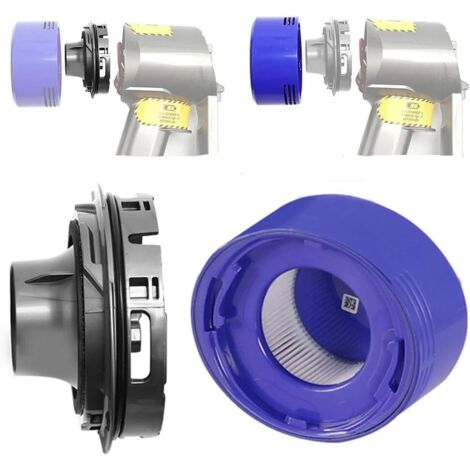 Accesorios para aspiradoras, kits de repuesto para la cubierta trasera del motor y el filtro trasero de las aspiradoras Dyson V7 y V8.