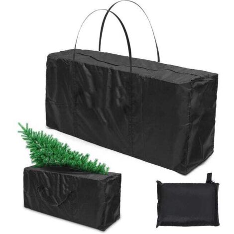 Bolsa de almacenamiento exterior impermeable Oxford 210D, protege cojines y accesorios de jardín, ideal para Navidad, terraza y balcón, 1223955 cm.