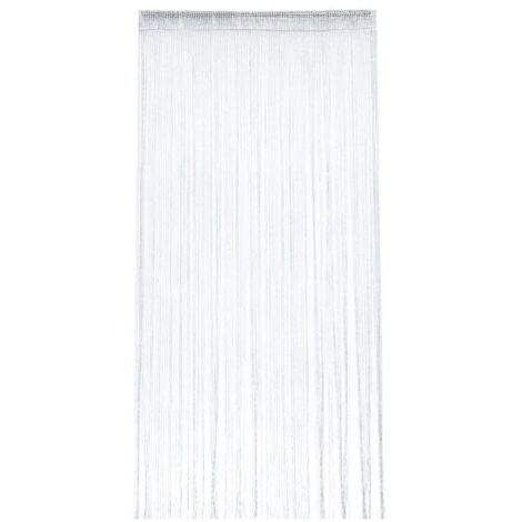 Cordón para cortina, cortina de hilos, cortina con borlas, cortina decorativa, blanca