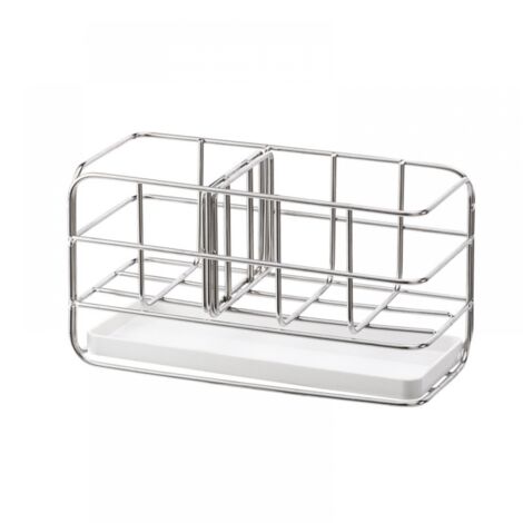 Escurridor de esponja de acero inoxidable 304, escurridor multifuncional para fregadero de cocina, jabonera, tabla para colgar ajustable.