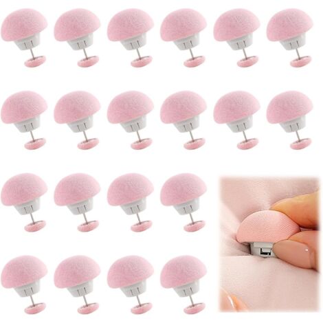 Paquete de 20 clips para edredón, sujetadores de edredón, clips para ropa de cama para asegurar la cama, color rosa.