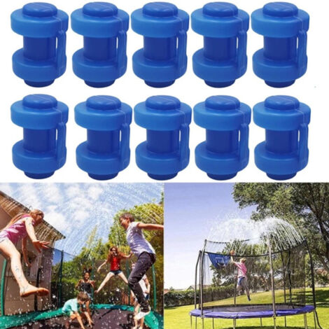 10 tapas para extremos de trampolín Ø 25 mm, repuesto para postes de red de trampolín, color azul