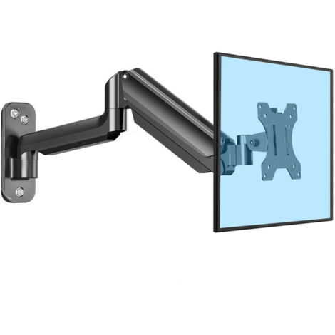 Soporte de pared para pantallas de 13 a 32 pulgadas (ordenadores, televisores), compatible con los estándares VESA de 75x75 mm y 100x100 mm.