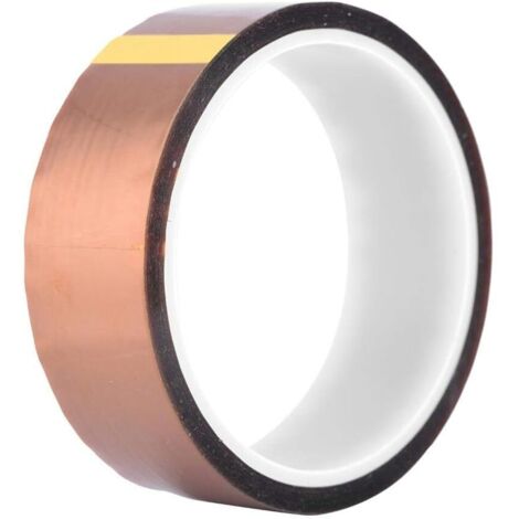 Cinta resistente a altas temperaturas (50 mm), cinta Kapton, resistente a temperaturas de 250 a 300 °C.