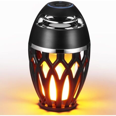 Altavoz Bluetooth con luz LED en forma de llama, altavoz inalámbrico resistente al agua, altavoz Bluetooth portátil: regalos para adolescentes.
