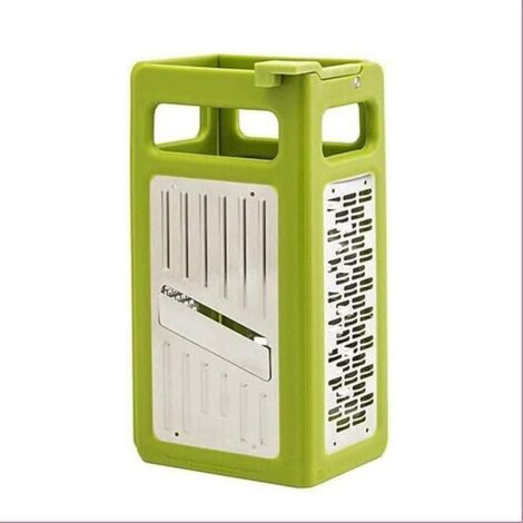 Rallador/rebanador plegable de acero inoxidable para verduras, quesos y frutas. Utensilio de cocina ligero y práctico. (1/5)