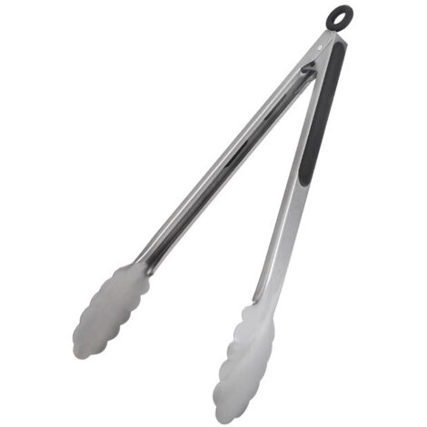 par de pinzas de cocina de 34 cm, perfectas para coger alimentos, ensaladas y para asar a la parrilla. (1/5)