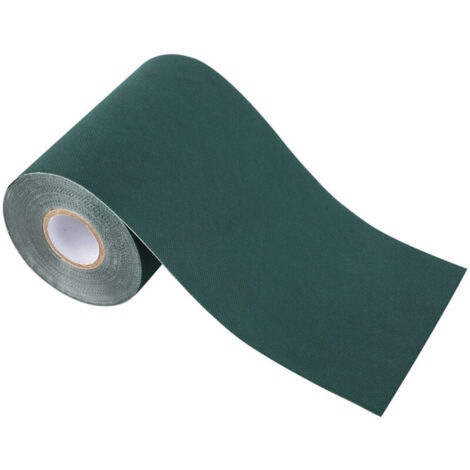 Cinta adhesiva para césped artificial, tira de unión autoadhesiva para conectar alfombras de césped artificial, color verde (15 cm x 10 m) (1/5)