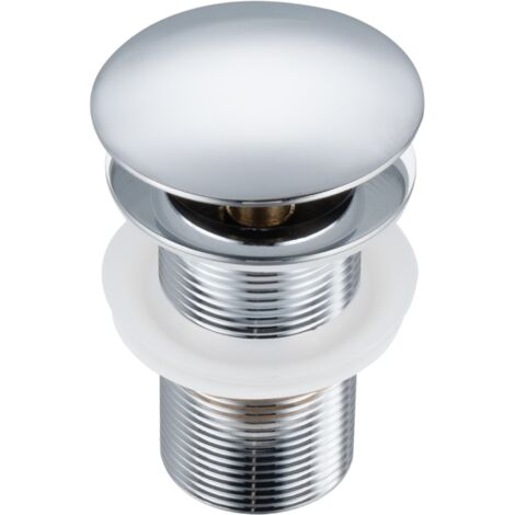 Balneo Bonde clic-clac sans trop-plein, pour lavabo, finition chrome, laiton
