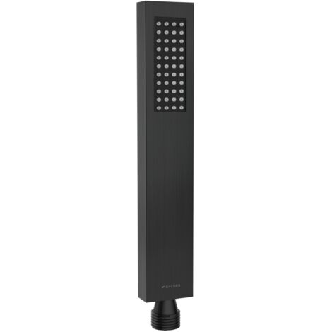 BALNEO Douchette noire en acier inoxydable au design contemporain CASCADE (1/4)