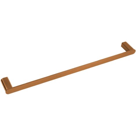 BALNEO - barre porte-serviettes en acier inox cuivré - porte-serviettes 60 cm QARX inoxydable - barre de salle de bain (1/3)