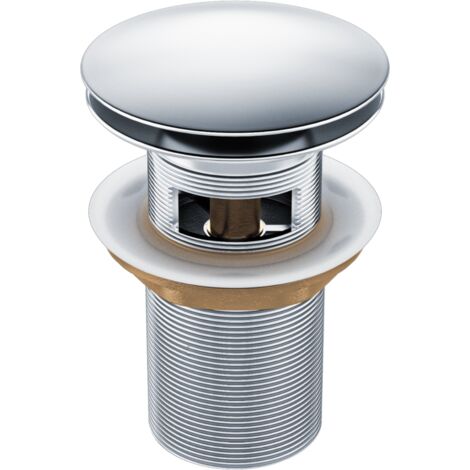 Balneo Bonde clic-clac avec trop-plein, pour lavabo, finition chrome, laiton (1/5)