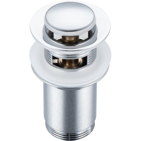 Balneo Bonde clic-clac avec trop-plein, pour lavabo, finition chrome, laiton (1/5)