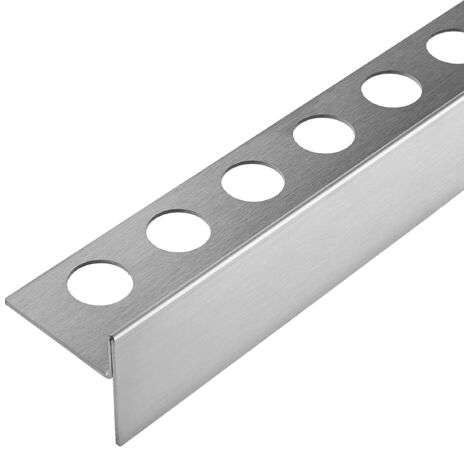 Balneo Profil latéral droite incliné pour douche, au sol 120cm, acier inoxydable, finition inox, Pente de 1,5% (1/5)
