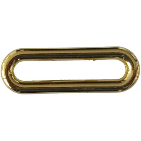 Balneo Anneau pour lavabo avec bouchon de trop-plein ovale doré