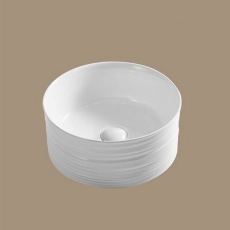Vasque pour salle de bain Ronde 41 cm Design - Céramique - Arena (1/2)