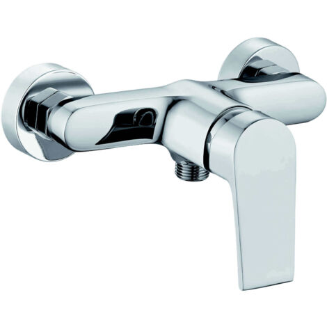 Robinet Mitigeur de Douche Mural - Chromé - Sun