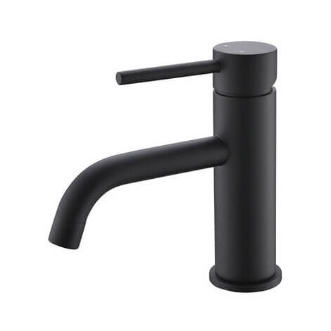 Robinet Mitigeur Lavabo - Noir mat - Circle (1/2)