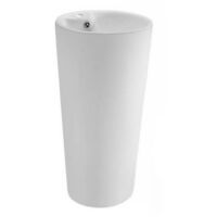 Lave Main Totem Cylindre - Céramique Blanc - 39x83 cm - Star