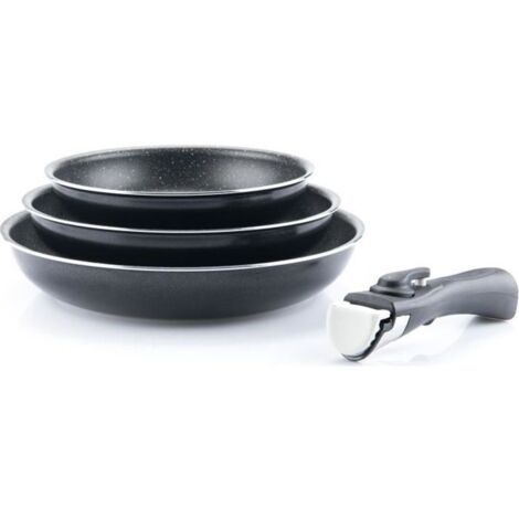 ARTHUR MARTIN Set 3 poeles 20/24/28cm tous feux dont induction (1/3)