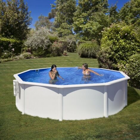 Piscine hors-sol GRE Dream Pool - Rond - O3,70 m x H1,22 m - En acier - Filtration a cartouche (1/4)
