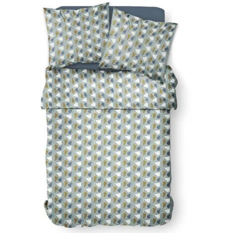 PARURE DE LIT TODAY - HOUSSE DE COUETTE 240X260 + 2 TAIES D OREILLER 63X63 - 100% COTON 57 fils - Mawira 2.19