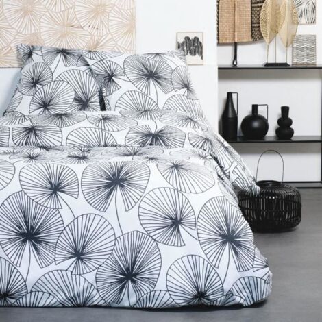 Parure de lit - TODAY Sunshine - 260x240cm - 2 personnes - coton imprimé floral (1/3)