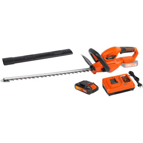 Taille-haies a batterie 20V Dual Power POWDPG75320 - Lame 580 mm, Écartement 18 mm - Batterie 20V 2Ah et chargeur 4Ah inclus (1/5)