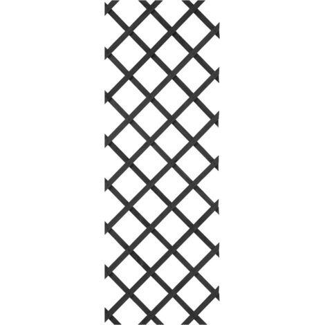 Garten-Rankgitter 50x150 cm Holz Anthrazit Nature